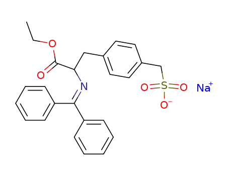 ethyl N-(diphenylmethylene)-4-(sulfomethyl)-D,L-phenylalaninate