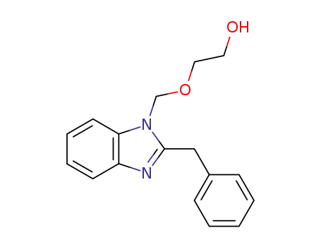 Molecular Structure of 119552-47-5 (2-(2-Benzyl-benzoimidazol-1-ylmethoxy)-ethanol)