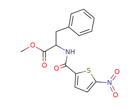 Molecular Structure of 83851-86-9 ((5-nitro-2-thenoyl)-DL-Phe-OMe)