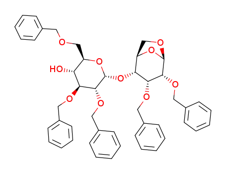 (2R,3R,4S,5R,6R)-4,5-Bis-benzyloxy-2-benzyloxymethyl-6-((1R,2R,3R,4R,5R)-3,4-bis-benzyloxy-6,8-dioxa-bicyclo[3.2.1]oct-2-yloxy)-tetrahydro-pyran-3-ol