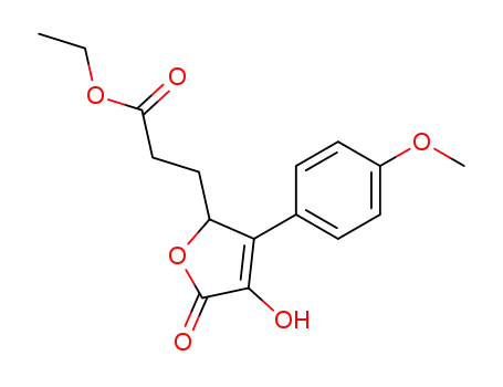 3-[4-Hydroxy-3-(4-methoxy-phenyl)-5-oxo-2,5-dihydro-furan-2-yl]-propionic acid ethyl ester