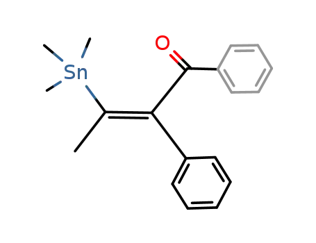 (CH<sub>3</sub>)3SnCCH<sub>3</sub>CC<sub>6</sub>H<sub>5</sub>COC<sub>6</sub>H<sub>5</sub>