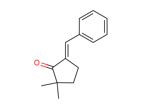 Molecular Structure of 146513-79-3 ((E)-2-benzylidene-5,5-dimethylcyclopentanone)