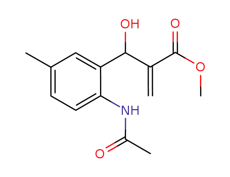 methyl 3-(2-acetamido-5-methylphenyl)-3-hydroxy-2-methylenepropanoate
