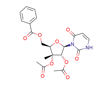 3-(2,3-di-O-acetyl-5-O-benzoyl-3-C-methyl-β-D-ribofuranosyl)uracil
