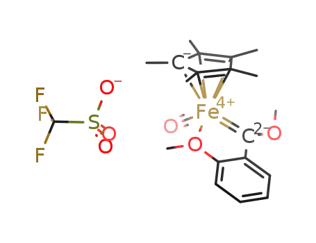 [Fe(C5Me5)(CO)(κ2(C,O)-C(OMe)C6H4-o-OMe)][OTf]