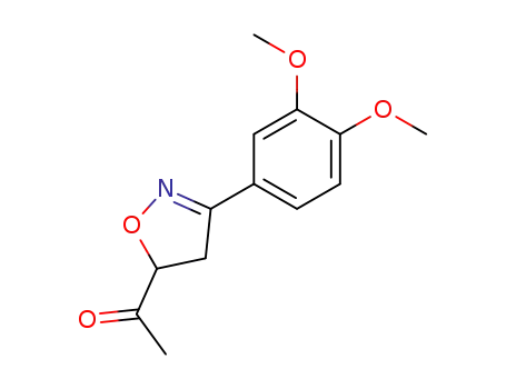 Ethanone, 1-[3-(3,4-dimethoxyphenyl)-4,5-dihydro-5-isoxazolyl]-