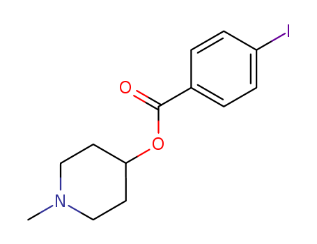 Benzoic acid, 4-iodo-, 1-methyl-4-piperidinyl ester