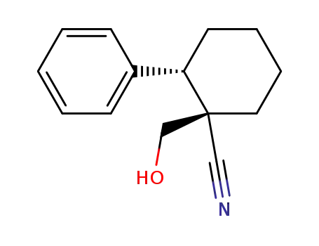 (1R,2S)-1-hydroxymethyl-2-phenyl-1-cyclohexanecarbonitrile