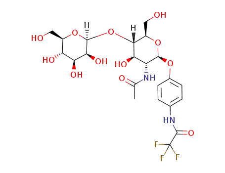 4-(트리플루오로아세트아미도)페닐-2-아세트아미도-2-데옥시-4-O-베타-만노피라노실-베타-글루코피라노사이드