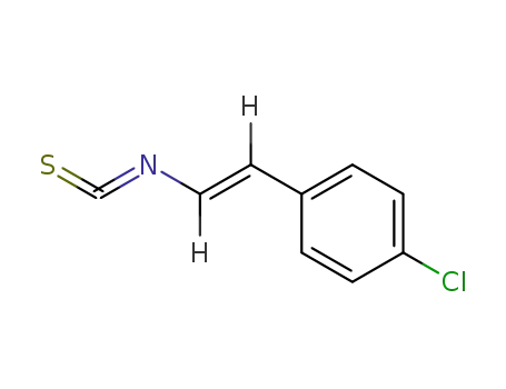 Benzene, 1-chloro-4-(2-isothiocyanatoethenyl)-, (E)-