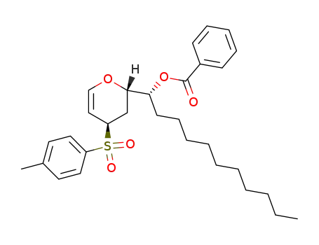 Benzoic acid (R)-1-[(2S,4R)-4-(toluene-4-sulfonyl)-3,4-dihydro-2H-pyran-2-yl]-undecyl ester