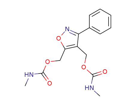 (3-phenyl-1,2-oxazole-4,5-diyl)dimethanediyl bis(methylcarbamate)