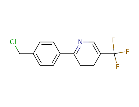 Pyridine, 2-[4-(chloromethyl)phenyl]-5-(trifluoromethyl)-