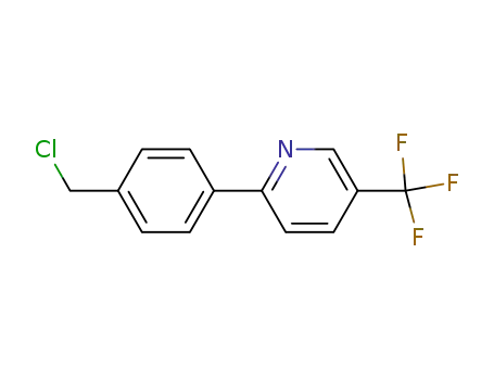 4-[5-(트리플루오로메틸)피리딘-2-일]벤질 클로라이드
