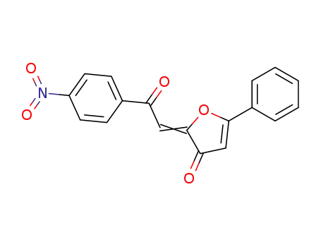 Molecular Structure of 139266-51-6 ((2E)-2-[2-(4-nitrophenyl)-2-oxoethylidene]-5-phenylfuran-3(2H)-one)