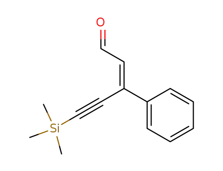 2-Penten-4-ynal, 3-phenyl-5-(trimethylsilyl)-