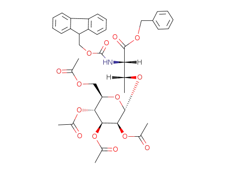 N<sup>α</sup>-fluoren-9-ylmethoxycarbonyl-O-(2,3,4,6-tetra-O-acetyl-α-D-mannopyranosyl)-L-threonine benzyl ester