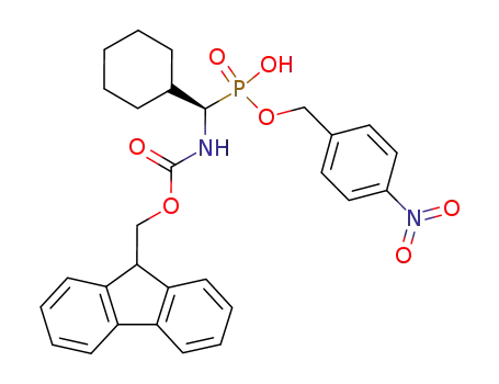 Carbamic acid,
[cyclohexyl[hydroxy[(4-nitrophenyl)methoxy]phosphinyl]methyl]-,
9H-fluoren-9-ylmethyl ester, (R)-