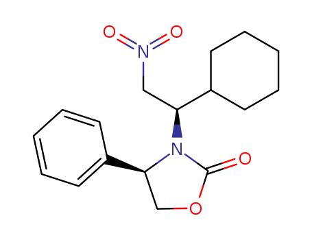 2-Oxazolidinone, 3-[(1R)-1-cyclohexyl-2-nitroethyl]-4-phenyl-, (4R)-