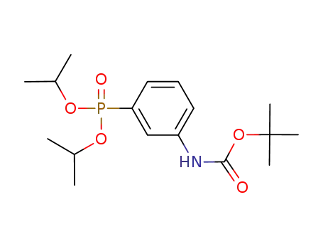 diisopropyl (3-tert-butoxycarbonylamino-phenyl)-phosphonate