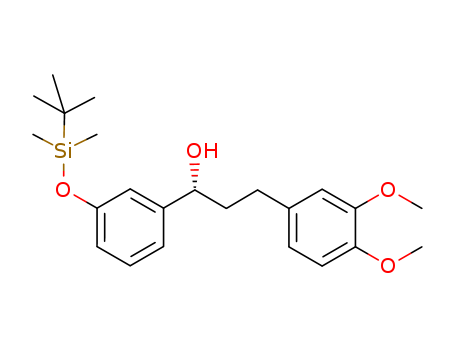 (R)-1-(3-(tert-butyldimethylsilyloxy)phenyl)-3-(3,4-dimethoxyphenyl)propan-1-ol
