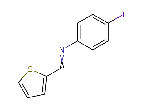 (E)-4-Iodo-N-(thiophen-2-ylMethylene)aniline
