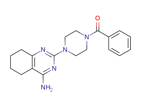 Piperazine, 1-(4-amino-5,6,7,8-tetrahydro-2-quinazolinyl)-4-benzoyl-