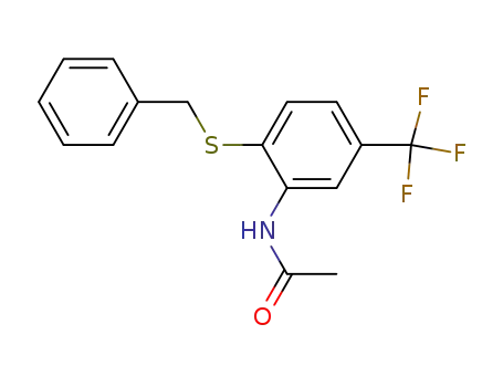Acetamide, N-[2-[(phenylmethyl)thio]-5-(trifluoromethyl)phenyl]-