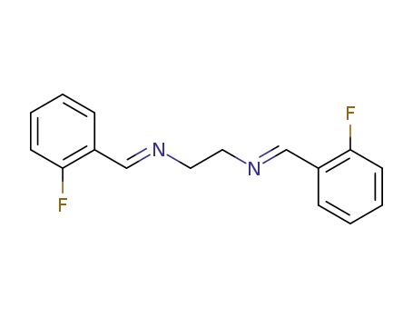 (E,E)-N,N'-(Ethane-1,2-diyl)bis[1-(2-fluorophenyl)methanimine]