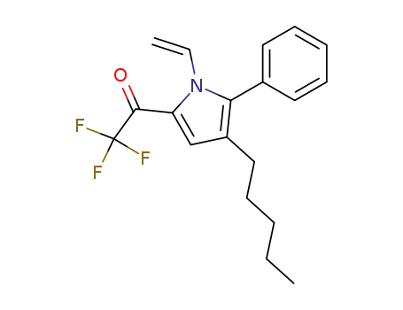 2,2,2-Trifluoro-1-(4-pentyl-5-phenyl-1-vinyl-1H-pyrrol-2-yl)-ethanone