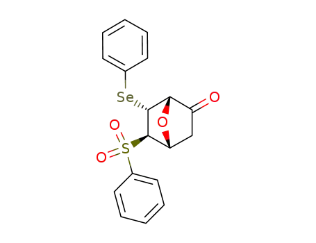 (1S,4R,5R,6R)-5-Benzenesulfonyl-6-phenylselanyl-7-oxa-bicyclo[2.2.1]heptan-2-one