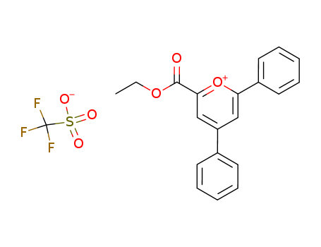 2-(ETHOXYCARBONYL)-4,6-DIPHENYLPYRANIUM TRIFLUOROMETHANESULFONATE