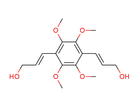 2-Propen-1-ol, 3,3'-(2,3,5,6-tetramethoxy-1,4-phenylene)bis-, (E,E)-