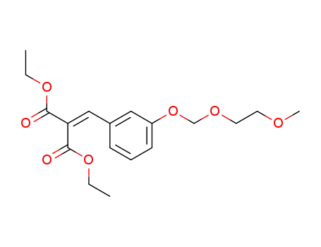 Propanedioic acid, [[3-[(2-methoxyethoxy)methoxy]phenyl]methylene]-,
diethyl ester