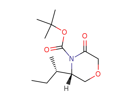4-t-Boc-(5S)-5-[(1S)-methylpropyl]-morpholin-3-one