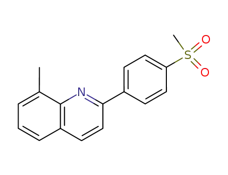 8-methyl-2-<4-(methylsulfonyl)phenyl>quinoline