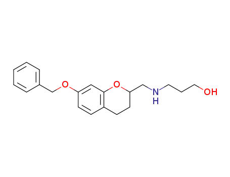 3-{[(2S)-7-benzyloxy-chroman-2-ylmethyl]-amino}-propan-1-ol