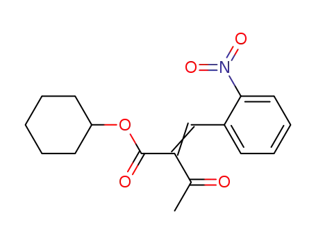 Butanoic acid, 2-[(2-nitrophenyl)methylene]-3-oxo-, cyclohexyl ester