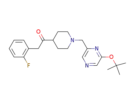 1-[1-(6-tert-Butoxy-2-pyrazinylmethyl)piperidin-4-yl)-2-(2-fluorophenyl)ethanone