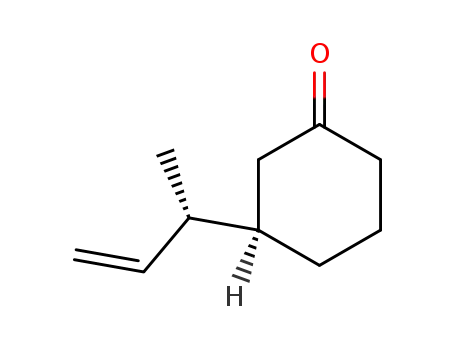 Molecular Structure of 123376-75-0 ((S*)-3-((R*)-but-3-en-2-yl)cyclohexan-1-one)