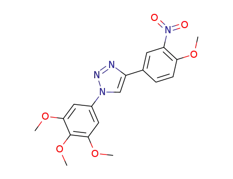 4-(4-methoxy-3-nitrophenyl)-1-(3,4,5-trimethoxyphenyl)-1H-1,2,3-triazole