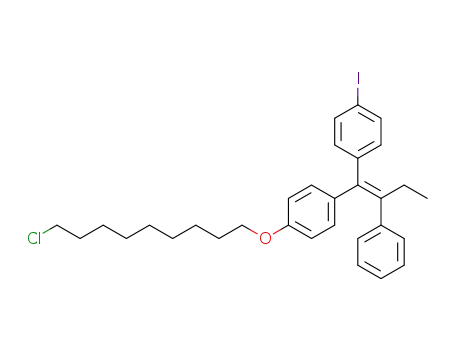(E)-1-{4-[(9-chlorononyl)oxy]phenyl}-1-(4-iodophenyl)-2-phenyl-1-butene