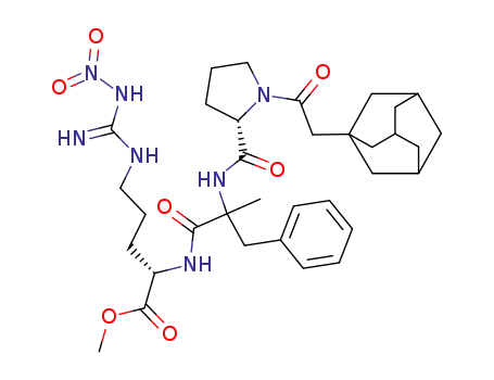 N-(1-adamantylacetyl)-L-prolyl-DL-α-methylphenylalanyl-N<sup>ω</sup>-nitro-L-arginine methyl ester