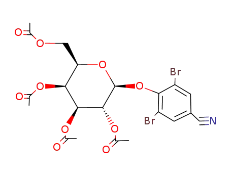 2,6-dibromo-4-cyanophenyl 2,3,4,6-tetra-O-acetyl-β-D-galactopyranoside