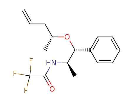 2,2,2-Trifluoro-N-[(1R,2R)-1-methyl-2-((R)-1-methyl-but-3-enyloxy)-2-phenyl-ethyl]-acetamide