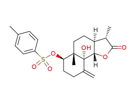 Toluene-4-sulfonic acid (3S,3aS,5aS,6R,9aR,9bS)-9a-hydroxy-3,5a-dimethyl-9-methylene-2-oxo-dodecahydro-naphtho[1,2-b]furan-6-yl ester
