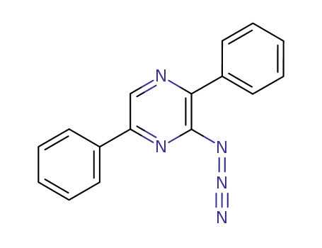 Molecular Structure of 76849-27-9 (Pyrazine, 3-azido-2,5-diphenyl-)