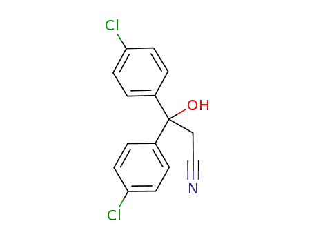 3,3-bis(4-chlorophenyl)-3-hydroxypropanenitrile