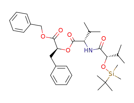 (S)-2-[(S)-2-(tert-Butyl-dimethyl-silanyloxy)-3-methyl-butyrylamino]-3-methyl-butyric acid (S)-1-benzyloxycarbonyl-2-phenyl-ethyl ester